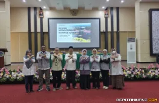 Kegiatan Sosialisasi Pencegahan dan Penanganan Kekerasan di Perguruan Tinggi di Auditorium Lantai 4 FBS UNP, Selasa (14/7). Foto: Humas