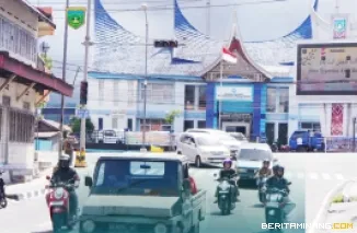 Pemko Padang Panjang Berlakukan Jalur Dua Arah Jalan Sudirman Mulai Hari Ini