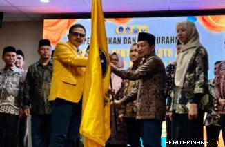 Kegiatan Pelantikan dan Silaturahmi DPW Iluni Universitas Negeri Padang Provinsi Jambi pada Jumat (24/7) bertempat di Aula Ampe Teater Rektorat UIN STS Jambi. Foto: ET