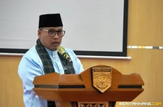 Suasana Seminar Internasional "Padang Panjang Kota Siaga Bencana" yang dibuka Wali Kota Hendri Arnis di Gedung DPRD Padang Panjang, Senin (29/6/2026). Foto: Kominfo Padang Panjang