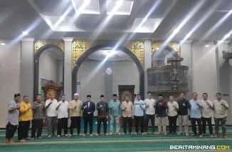 Kegiatan Subuh Mubarak yang dilaksanakan pada Jumat (24/7) bertempat di Masjid Raya Al-Azhar Kampus UNP Air Tawar Padang. Foto ET.