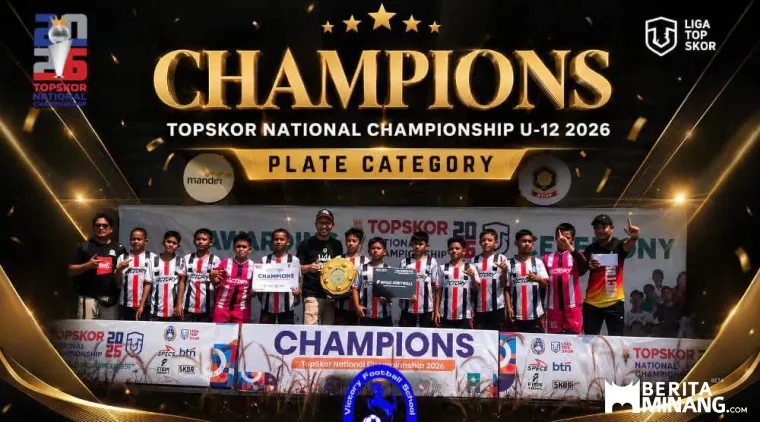 Luar Biasa, Victory FS Payakumbuh Juara Liga TopSkor Nasional U-12,Wako Zulmaeta Bikin Bangga