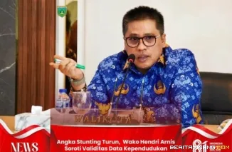 Wali Kota Padang Panjang Hendri Arnis di Rapat Koordinasi Teknis dan Advokasi Pencegahan dan Percepatan Penurunan Stunting Regional Sumatera di Provinsi Sumatera Utara Tahun 2026, Kamis (27/8/2026). Foto: Kominfo Padang Panjang
