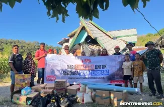 Tim Relawan Penanggulangan Bencana bersama Rangkiang Peduli Negeri (RPN) menggelar aksi giat tanggap bencana di Dusun Waso, Desa Satar Kampas, Kecamatan Lamba Leda Utara, Kabupaten Manggarai Timur. Foto: Humas RPN
