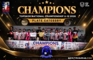 Luar Biasa, Victory FS Payakumbuh Juara Liga TopSkor Nasional U-12,Wako Zulmaeta Bikin Bangga