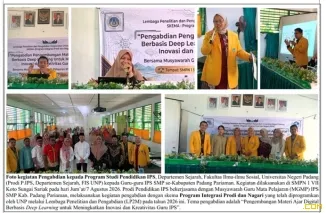 Prodi Pendidikan IPS UNP Mengabdi: Latih Guru IPS Se-Padang Pariaman Buat E-Modul