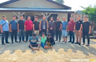 Respon Cepat, Sat Reskrim Polres Pasaman Barat Tangkap Empat Terduga Pelaku Pemerkosaan Bersama-sama di Air Bangis. (22/8). Foto : h