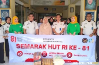 Semarak HUT RI ke-81, Rutan Padang Panjang Berbagi Sembako untuk Anak-anak Panti Asuhan Aisyiyah