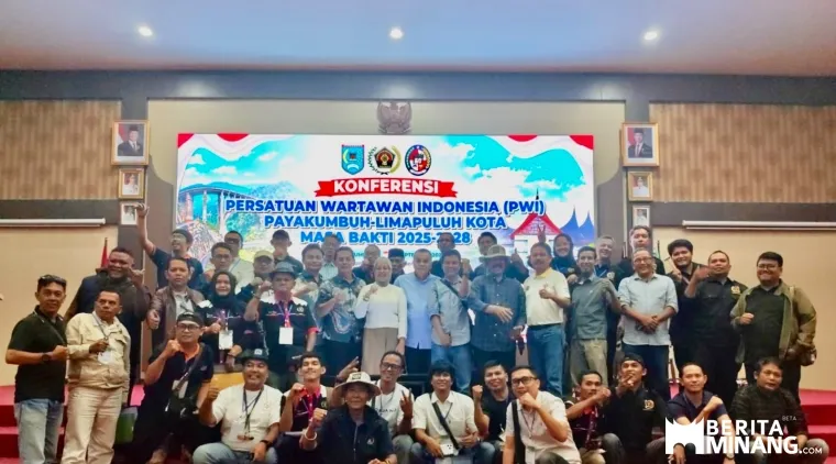 Aspon Dedi Kembali Terpilih Sebagai Ketua PWI Payakumbuh--Kabupaten Lima Puluh Kota periode 2026--20