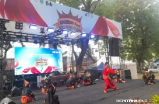 Pekan Kebudayaan Daerah (PKD) Sumatera Barat (Sumbar) dengan tema besar Saraso Fest 2026 di Taman Budaya Sumatera Barat, Padang. Foto: Rokcalva/BeritaMinang