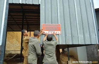 PUPR Payakumbuh Turunkan Tim Gabungan, Tiga Bangunan Tak Berizin Disegel