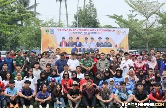 500 Duta Olahraga Payakumbuh Resmi Dilepas Wako Zulmaeta ke Porprov Sumbar XVI