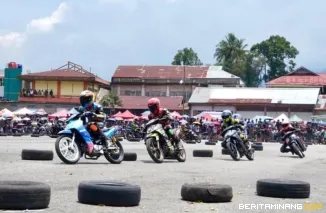 Kejuaraan otomotif Walikota Padang Panjang Open Road Race 2026, yang berlangsung di Lapangan Non Permanen Khatib Sulaiman Bancah Laweh, Sabtu--Ahad (19--20/9/2026). Foto: Kominfo Padang Panjang