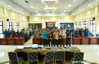 PBJ Sekretariat Daerah Kota (Setdako) menggelar sosialisasi Peraturan Pengadaan Barang dan Jasa, Kamis (24/9/2026), di Aula Dinas Pendidikan dan Kebudayaan. Foto: Kominfo Padang Panjang