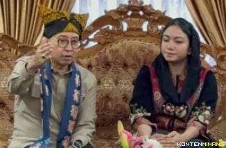 Bupati Dharmasraya, Annisa Suci Ramadhani ketika bertemu dengan Menteri Kebudayaan Republik Indonesia, Fadli Zon di Padang, Minggu (07/07/2025). Foto: Kominfo Dharmasraya