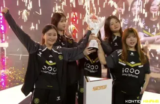 Team Vitality yang berhasil menjuarai MLBB Women's Invitational (MWI). Foto:Humas KONI Pusat