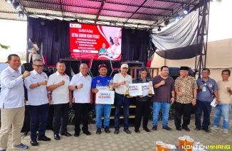 Ketum KONI Pusat Letjen TNI Purn Marciano Norman ketika menutup secara resmi Open Tournament Catur Jambi Business Center (JBC) Cup 2025 sore tanggal 10 Agustus 2025. Foto: Humas KONI Pusat